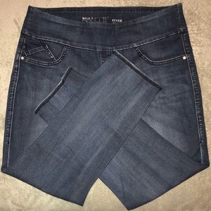 Rock & Republic Denim Crop Pull On Sz 16